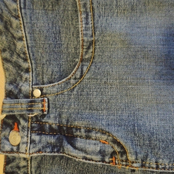 No Boundaries Junior's Stretch Denim Mini Skirt - Picture 3 of 8